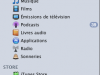la liste des partages dans iTunes
